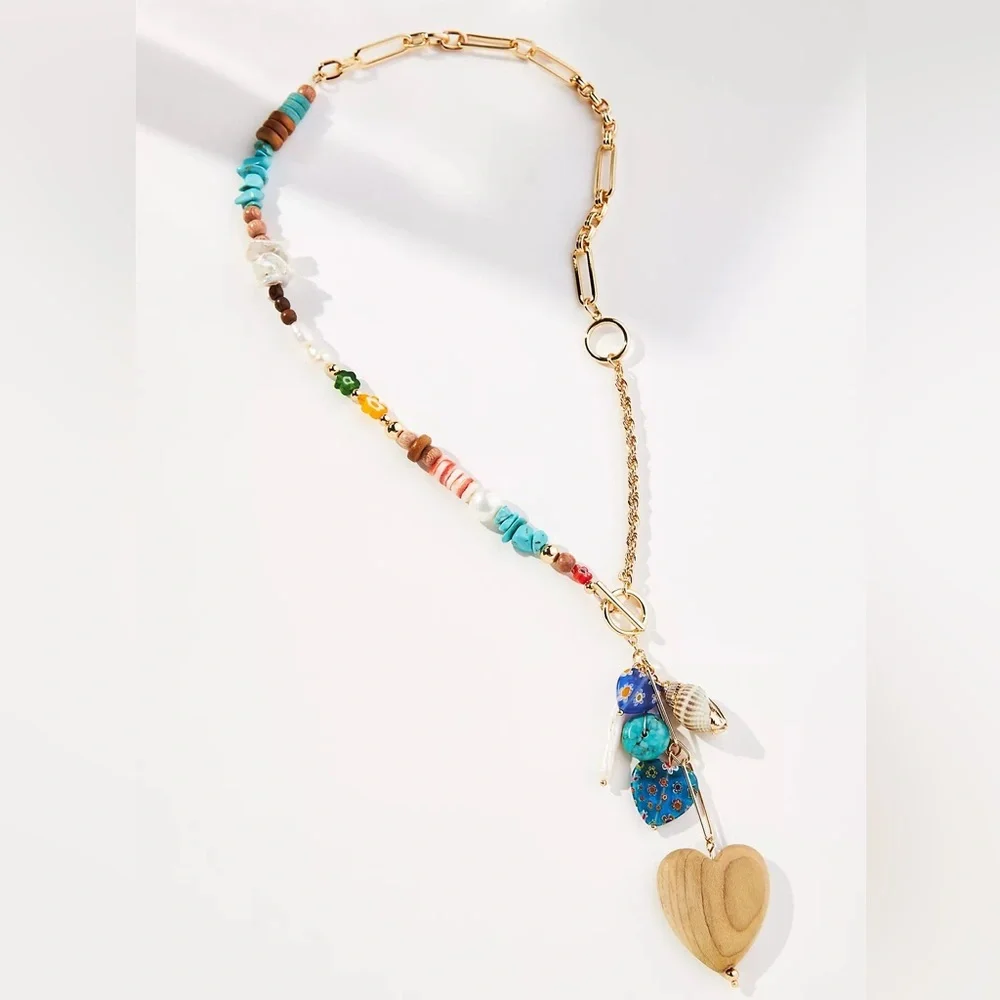 Anthropologie wood ladylike dannijo